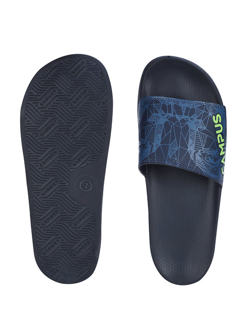 SL-437 Navy Men's Slippers
